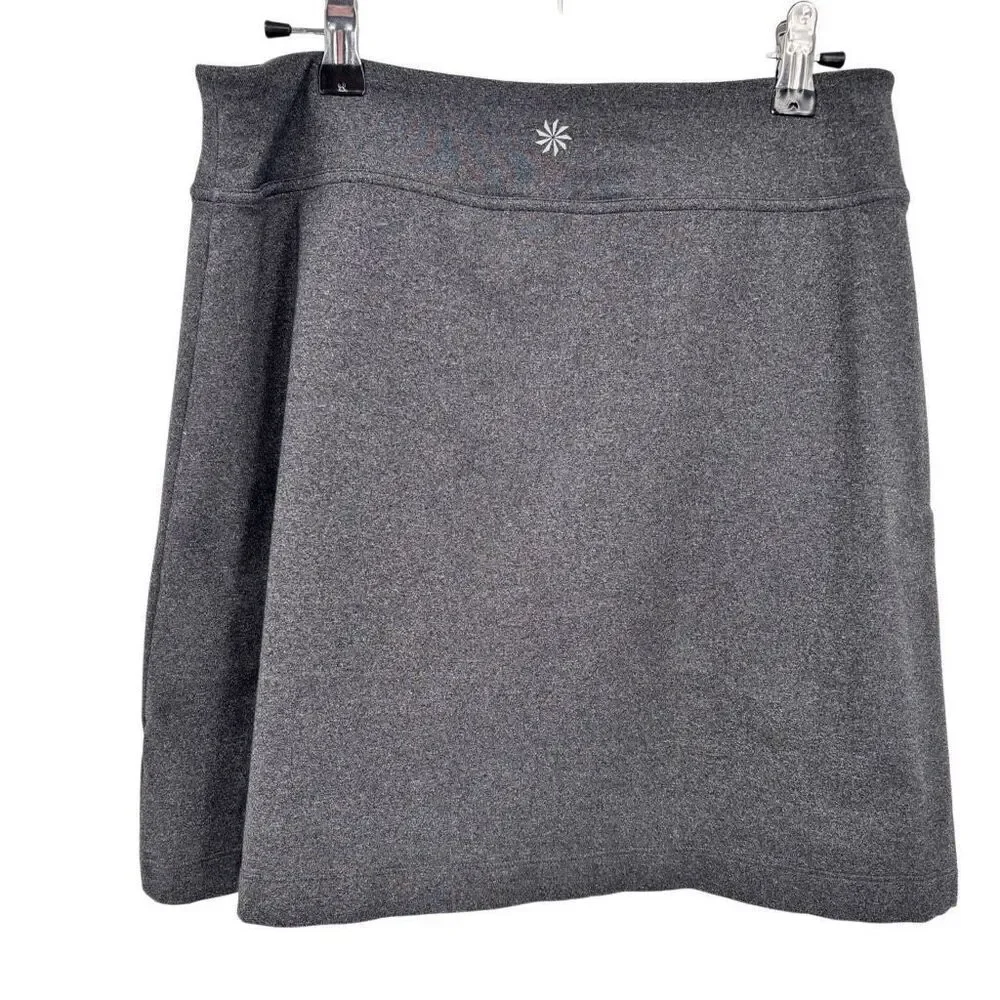 Athleta Zip Side Pocket Golf Skort Heathered‎ Gray Size Small